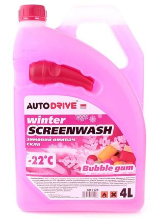 Омивач скла зимовий autodrive bubble gum -22°c 4л dm-11