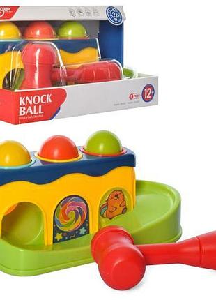 Игра-стучалка huanger молоток и 3 шарика не0290