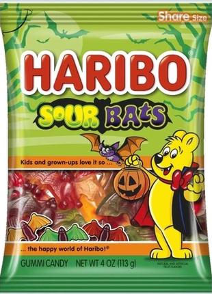 Мармелад haribo sour bats 113g
