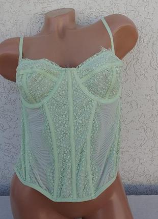 L/xl новый кружевной корсет на небольшую груди