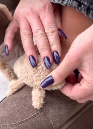 Уггі натуральна замша на платформі зима угги