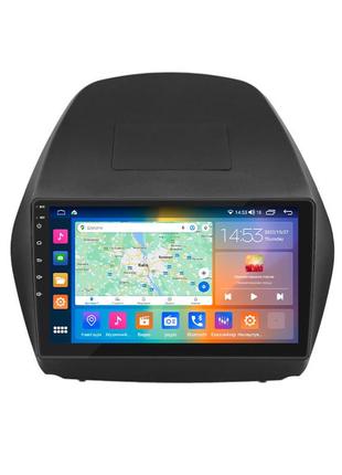 Штатная магнитола lesko для hyundai ix35 i рестайлинг 2013-2015 ips 10" 2/32gb carplay 4g wi-fi gps prime 1шт