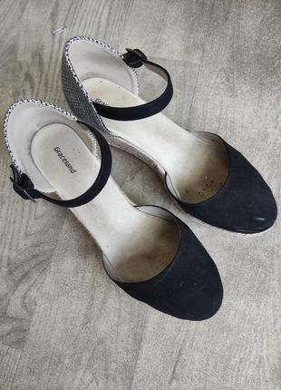 Туфли текстильные от бренда graceland8 фото