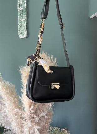 Сумка через плечо с платком