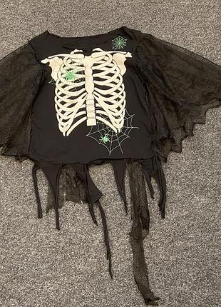 Костюм на хеловин скелет, монстер, смерть.