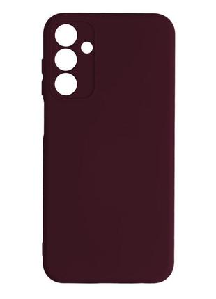 Чохол із рамкою камери silicone cover a samsung galaxy s24 plus 5g/s926 maroon