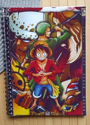 Тетрадь аниме ван пис one piece на пружине 48 листов клетка 18931