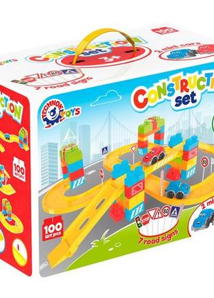 Конструктор у кор. (100 дет.), технок 37*28*19см8324