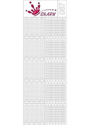 Трафареты для аэрографии на ногтях, sharn 087