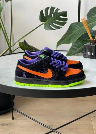 Кроссовки nike sb dunk low night of mischief halloween