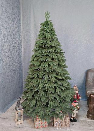 Елка искусственная литая бельгийская зеленая 2,3 м