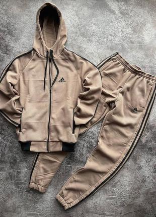 Спортивний костюм adidas на флісі
