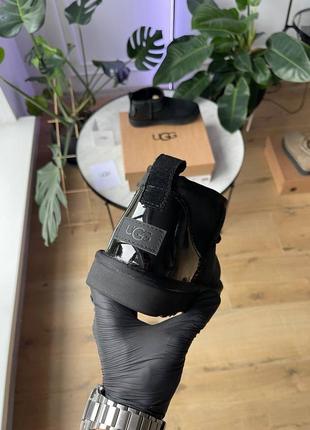 Уггі ugg ultra mini black lacquer2 фото