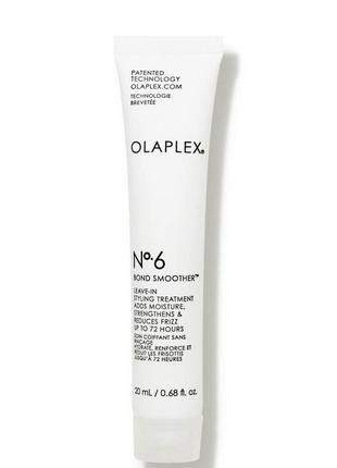 Відновлювальний крем для укладання волосся olaplex bond smoother reparative styling creme no. 6 20 мл