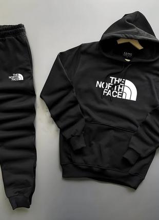 Худи + штаны ❄️ теплый, спортивный костюм на флисе the north face, tnf, тн