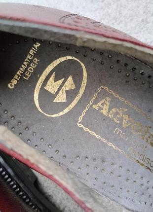 Кожаные брендовые туфли advora 8