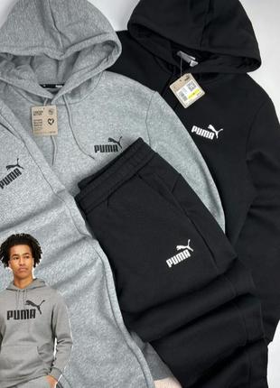 Спортивный костюм мужской puma m,l оригинал флис