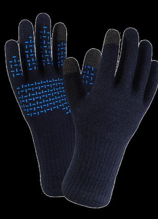 Демісезонні водонепроникні рукавички dexshell thermfit 3.0 gloves (сині) розмір s