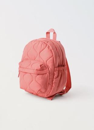 Рюкзак zara новый легкий коралловый девчачий женский