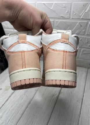 Круті кросівки Medium nike Kith high 85 arctic orange6 фото