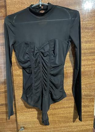 Полупрозрачный боди