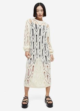 Ажурна сукня h&m