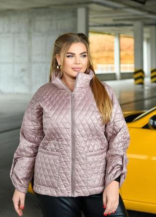 Куртка женская осенняя в цветах