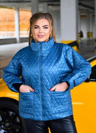 Куртка женская осенняя в цветах