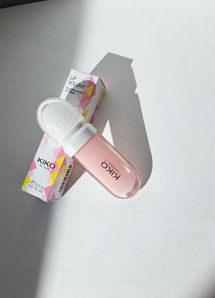 Топовый блеск для губ kiko. розовый