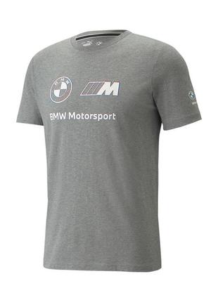 Футболка puma bmw m motorsport logo men's tee 533398 031 фото