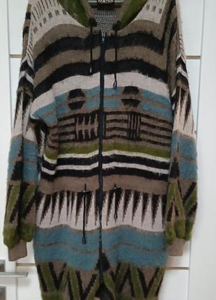 Кофта тепла, подовжена на змійці