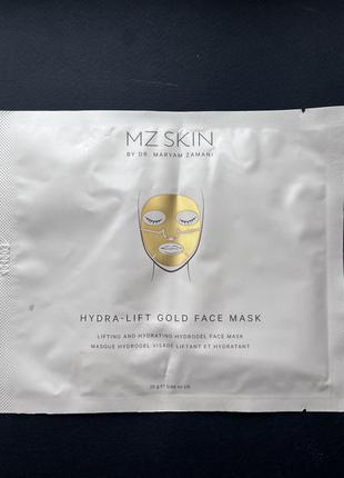 Золота ліфтинг-маска mz skin hydra-lift gold face mask 25 г8 фото