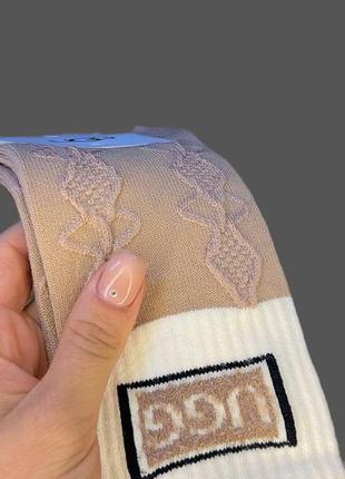 Кашемировые высокие носки под ugg wearing / носки в угге угги носки в угги угги