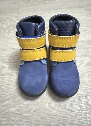 Чоботи хлопчик/дівчинка, шкіряні