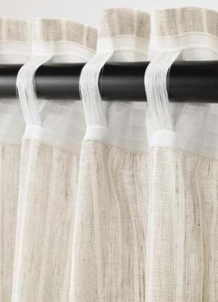 100 % льон штора ikea birtine