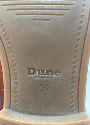 Кожаные удобные туфли лоферы dune london6 фото