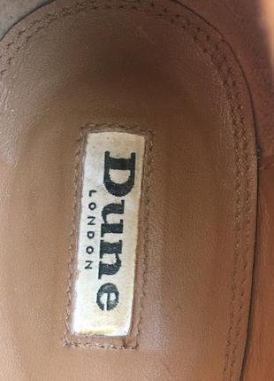 Шкіряні зручні туфлі лофери dune london3 фото