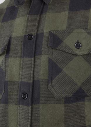 Рубашка фланелевая sturm mil-tec flannel shirt l black4 фото