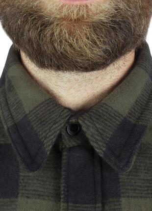 Рубашка фланелевая sturm mil-tec flannel shirt l black3 фото