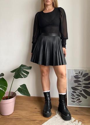 Плісирована спідниця topshop
