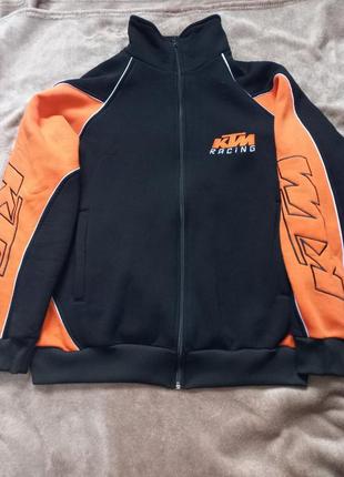 Кофта на флисе стана новая в размере м motor sport colection