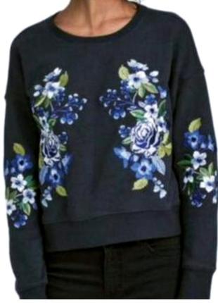 Стильный свитшот с вышивкой от h & m