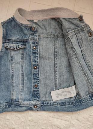 Класнючая джинсовая куртка,  кофта, джинсовка, бомпер 1,5-3 года3 фото
