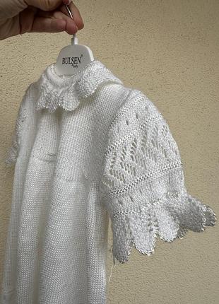 Белое платье на 12-18 месяцев