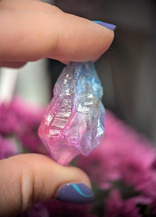 Шкатулка стеклянная с камнями