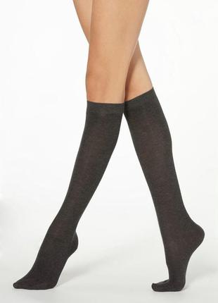 Гольфы calzedonia, цвет темный антрацит😍