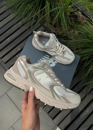 Женские кроссовки new balance 530 cream beige