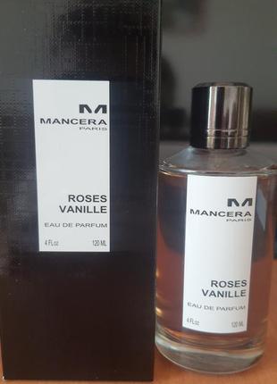 Mancera roses vanille 120 мл, оригинал, полный флакон