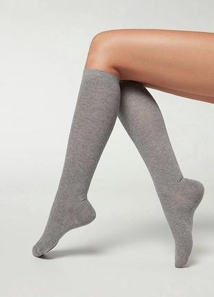 Гольфы calzedonia, серый меланж😍