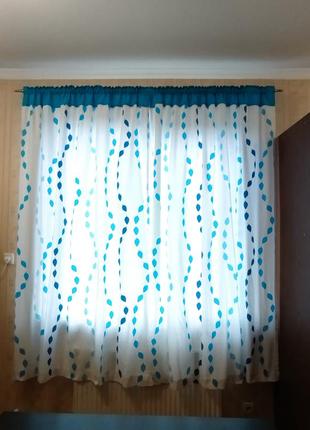 Шторы готовый комплект с подхватами